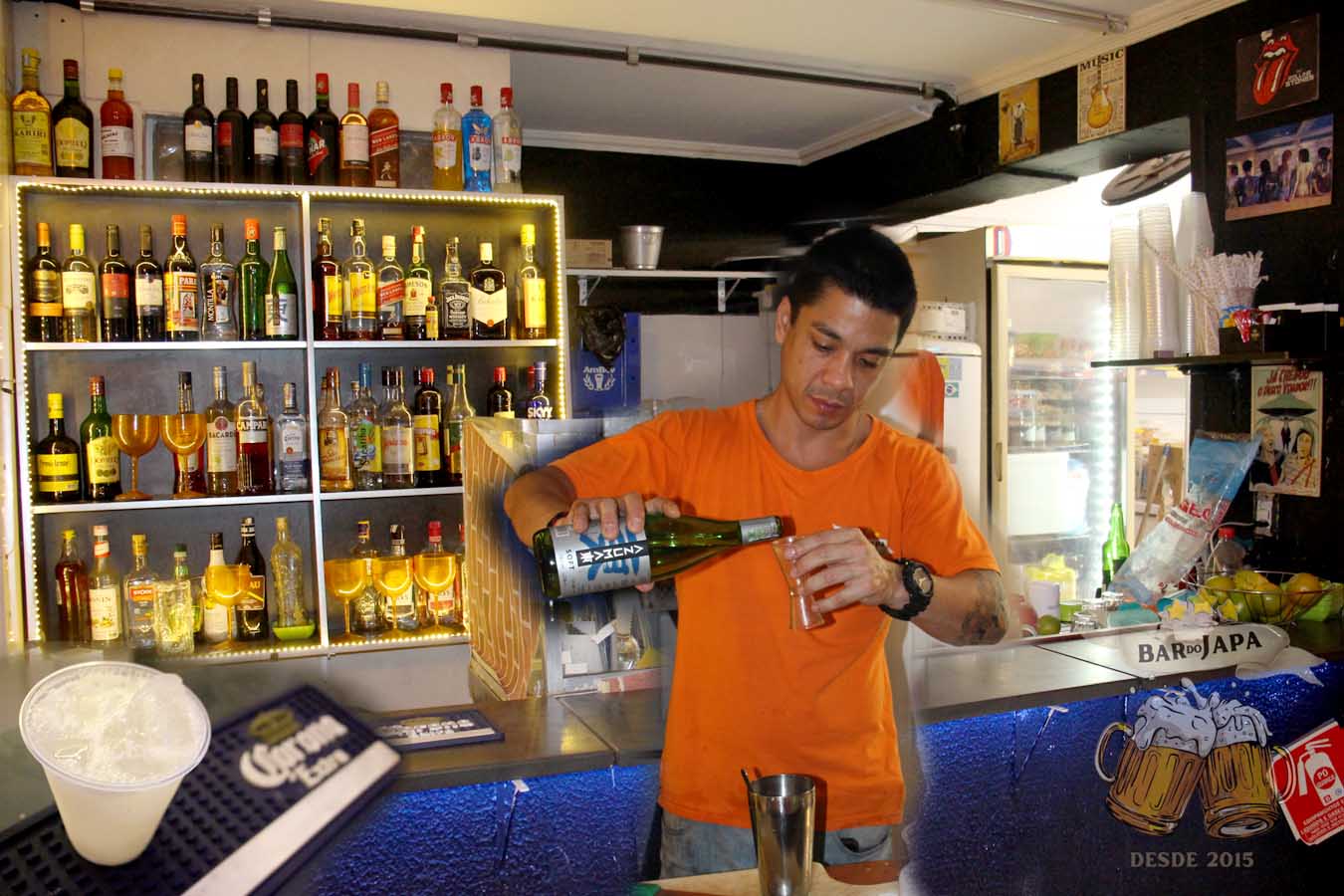 Drinks especiais do Bar do Japa