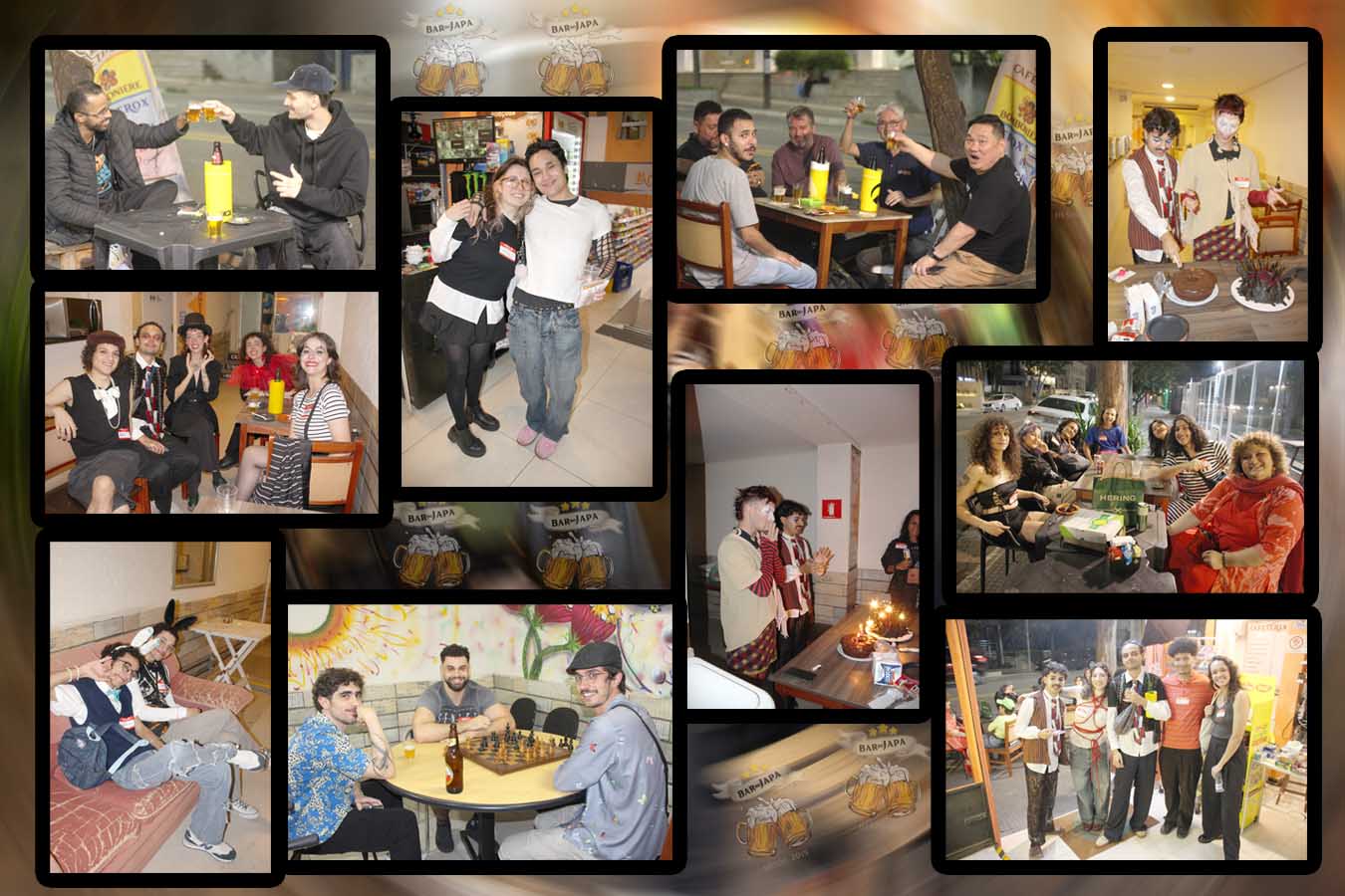 Ambiente preparado para festa e aniversário no Bar do Japa