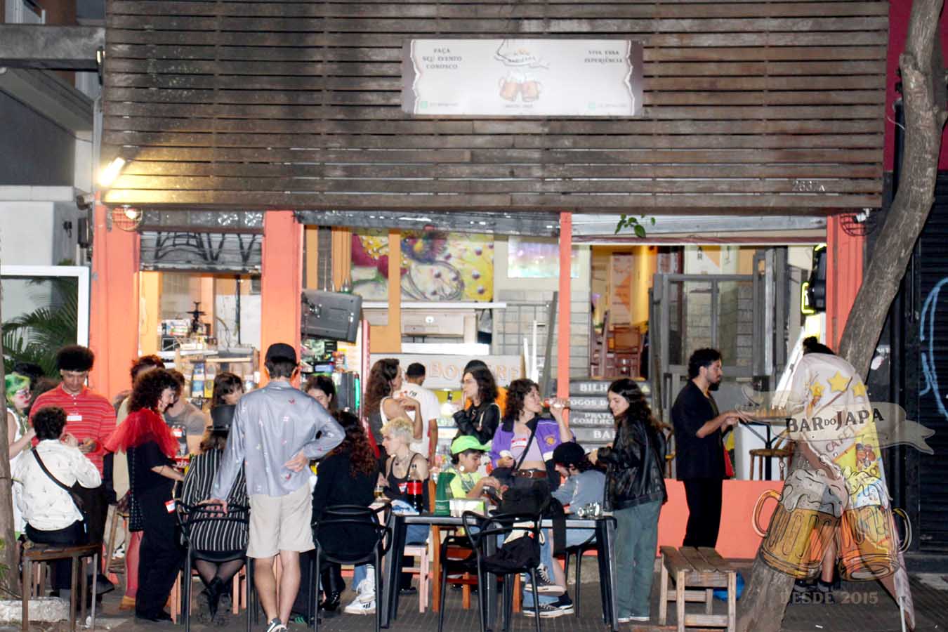 Fachada do Bar do Japa na Av. Angélica